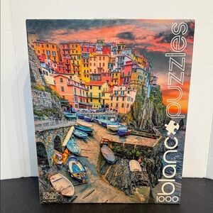 Blanc JIGSAW PUZZLE 1000 PC Cinque Terre Skies SALE🔴3/$25